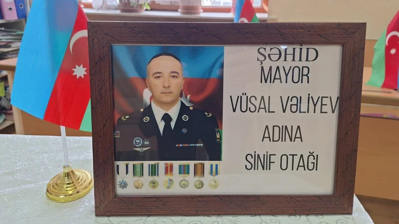 Şəhid mayor Vüsal Vəliyevə həsr olunmuş tədbir keçirildı (FOTO)