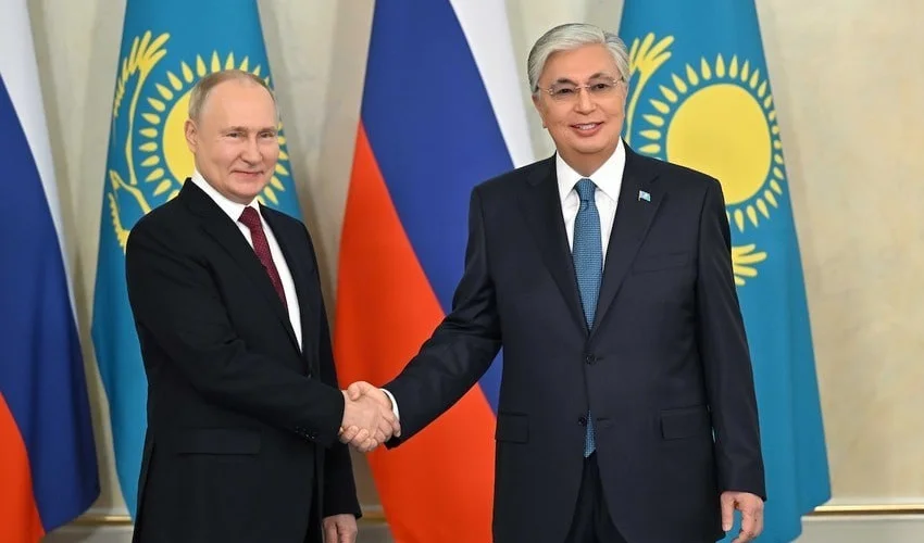 Putin və Tokayev birgə BƏYANAT İMZALADI