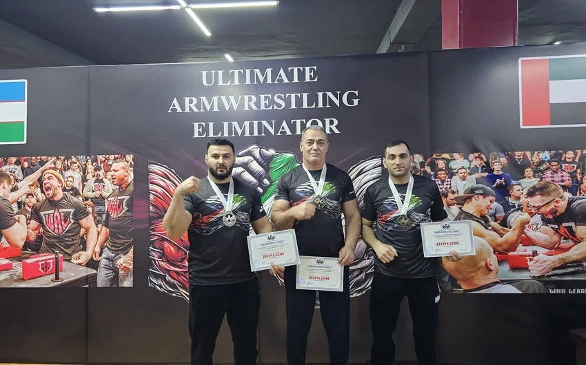 İdmançıları Özbəkistanda 3 qızıl medal qazanıblar