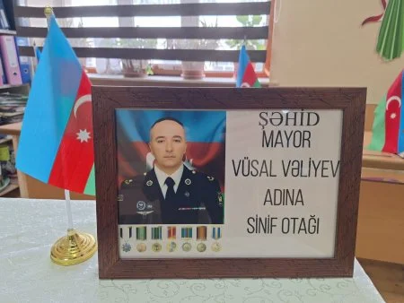 Şəhid mayor Vüsal Vəliyevə həsr olunmuş tədbir keçirildi FOTOLAR Azərbaycanda özəl xəbərlər, araşdırmalar, təhlillər və müsahibələrin tək ünvanı