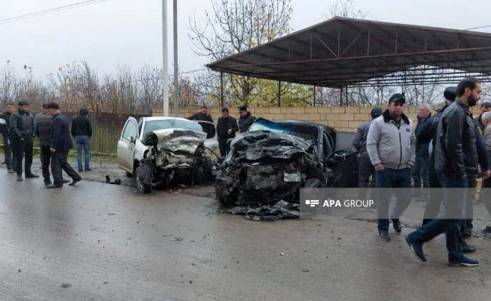 Sabirabadda dəhşətli qəza: 3 nəfər həyatını itirdi FOTO