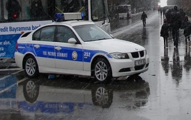 Yol polisindən yağmurlu hava ilə bağlı MÜRACİƏT