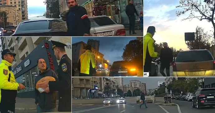 Yol polisi qayda pozan sürücü və piyadaları belə yaxaladı; cərimələnənlər var VİDEO
