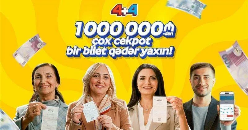 “4+4” lotereyasında cekpot 1 000 000 manatı keçdi (R)