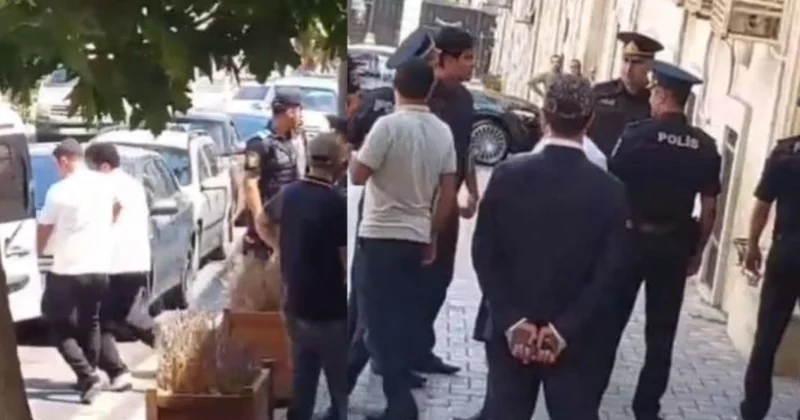 Şəhidlər xiyabanında qeyri etik video çəkən ərəblərdən biri polis imiş