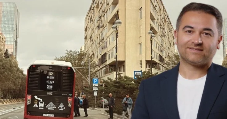 İlkin “Bakubus”ın sürücünü ifşa etdi Foto