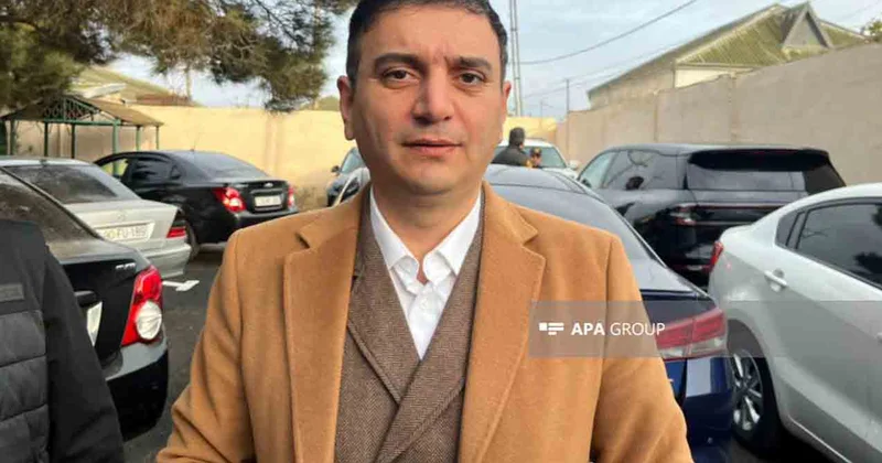 Əziz Orucov azadlığa çıxdı Foto