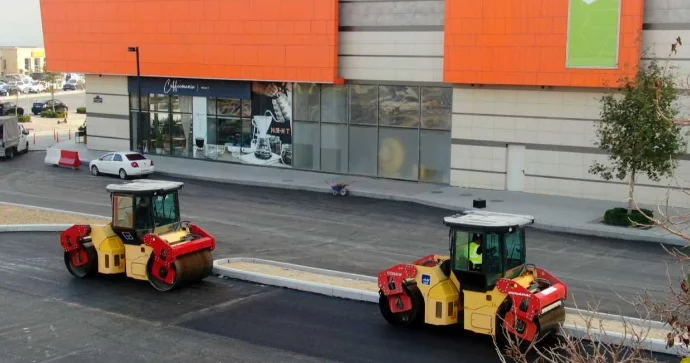 Süleyman Vəzirov küçəsində yenidənqurma işləri davam etdirilir FOTO VİDEO