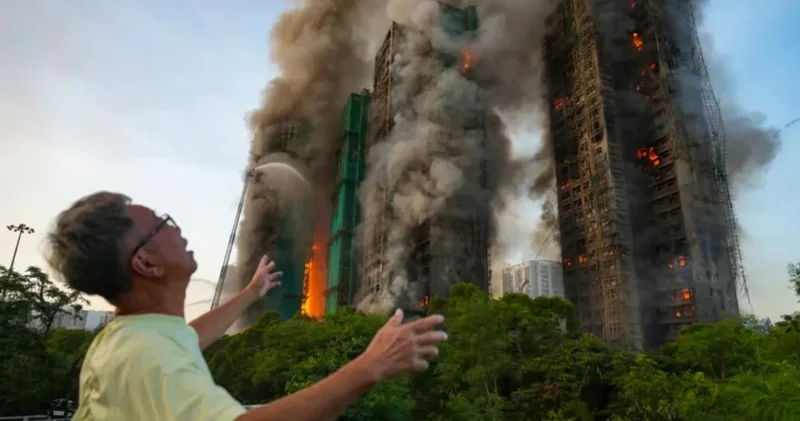 Honq Konqda dəhşətli yanğın: Ölənlərin sayı 55 ə çatdı, 3 nəfər saxlanıldı