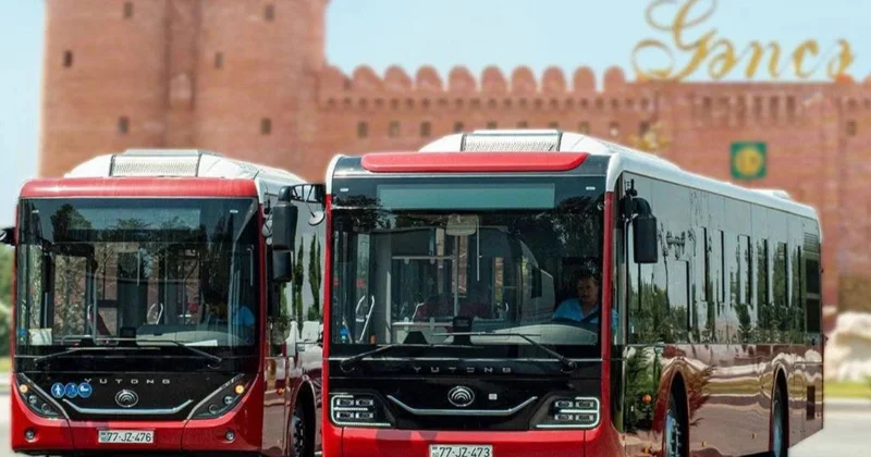 Gəncədə BakuBus sürücüsü ilə sərnişin arasında MÜBAHİSƏ VİDEO