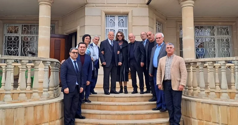 Tanınmış idman xadimi Ağacan Abıyev 87 yaşında ziyarət edildi FOTO