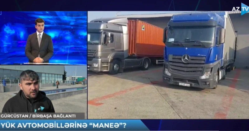 Azərbaycanlı sürücülər Gürcüstanda əsir qaldı : TIR lar niyə buraxılmır? Vəziyyət pik həddə VİDEO