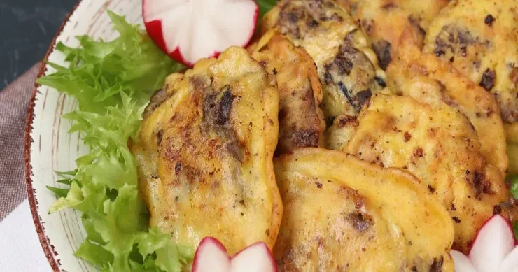 Soğan xəmirində toyuq qaraciyəri: RESEPT