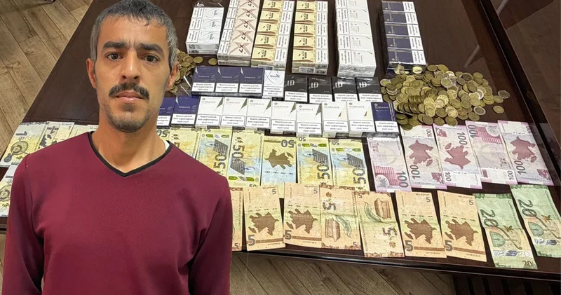 Abşeron rayonunda 4 marketdən 10 min manatlıq oğurluq edən şəxs saxlanıldı