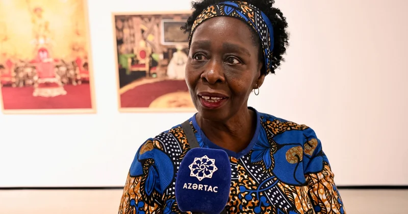 Afrikalı rəssam: Əsərlərimdə ümumbəşəri ideyaları çatdırmaq istəyirəm...