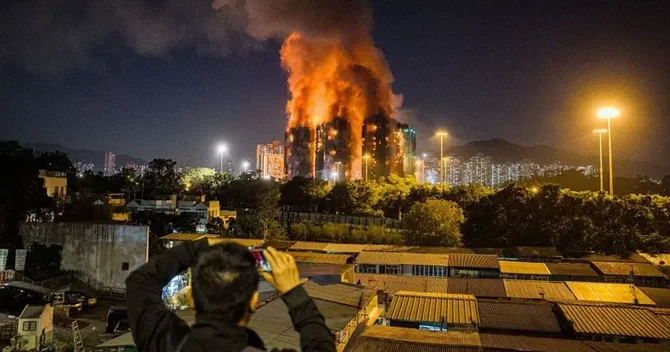 Hon Konqda binada baş verən yanğında 44 sakin ölüb, 279 nun taleyi bəlli deyil