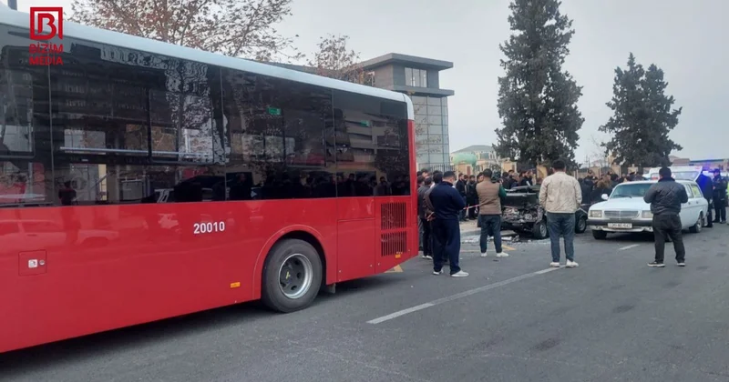 Gəncədə avtobusla minik maşınının toqquşması nəticəsində xəsarət alan şəxslərin SON DURUMU