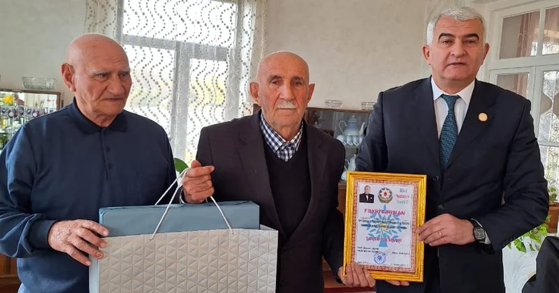 Qazaxda partiya veteranları ilə görüş keçirilib