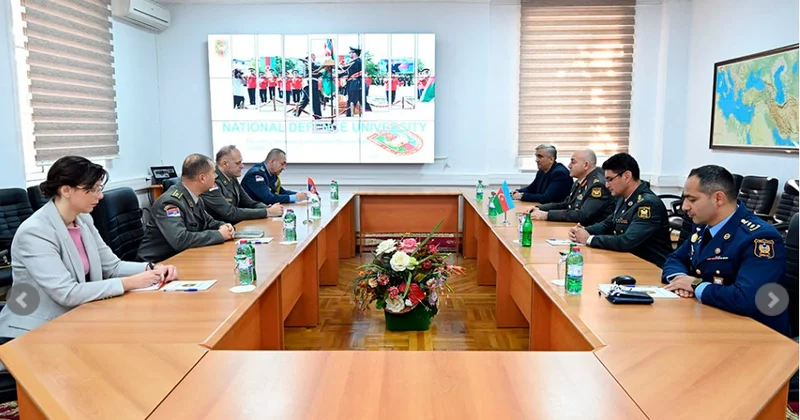 Делегация из Сербии изучила азербайджанскую систему военного образования Minval Politika