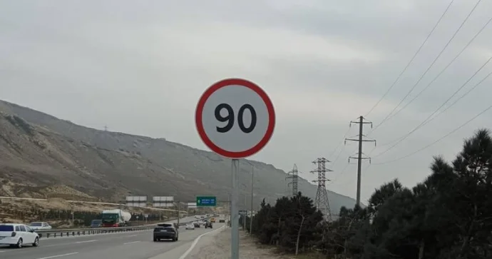 AYNA bu yolda sürət həddini endirdi Sürücülərin diqqətinə! FOTO