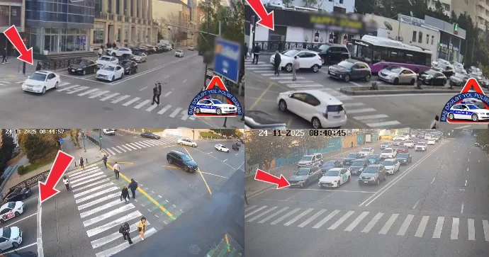 Qadağanedici siqnal zamanı sürücülərin dayanma qaydaları açıqlandı VİDEO
