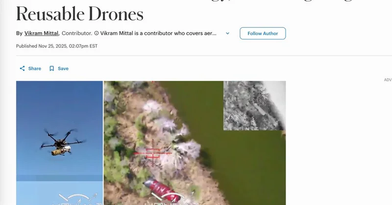 Forbes: Россия использует многоразовые беспилотники