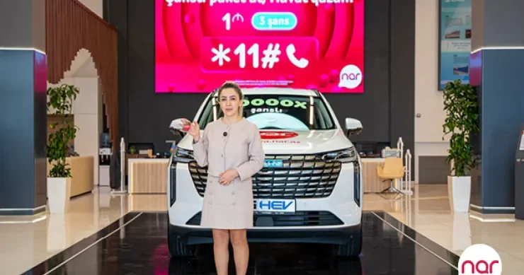 “Nar” daha bir abunəçisini “Haval H6 Ultra” avtomobili ilə sevindirdi