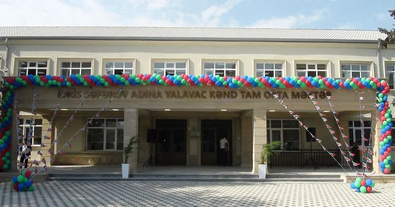 Обновленная школа в Имишли открыла двери после реконструкции ФОТО