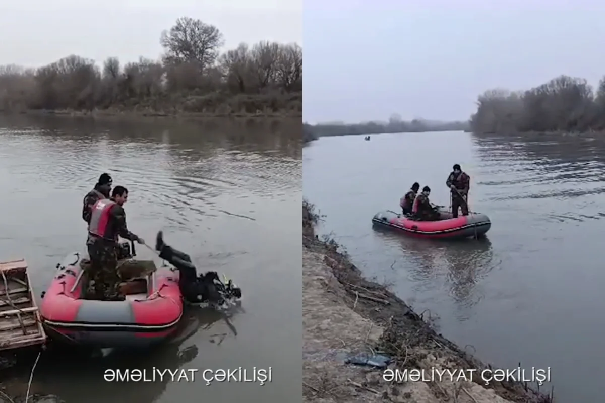 Kürdə batdığı ehtimal edilən 13 yaşlı qızın axtarış işləri davam etdirilir