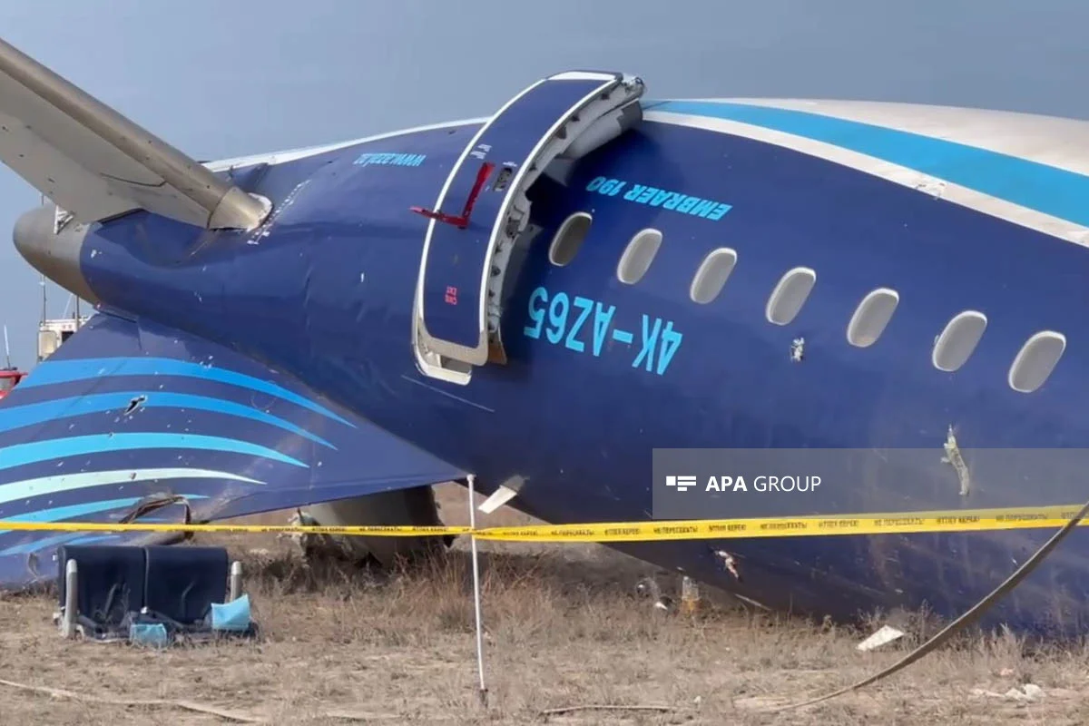 AZAL: Təyyarə fiziki və texniki kənar müdaxilə nəticəsində qəzaya uğrayıb