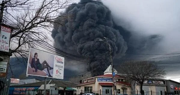 Odessada güclü PARTLAYIŞ