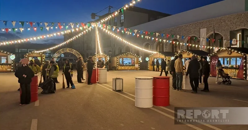 Xankəndidə Qış nağılı yarmarkası başlayıb FOTOLAR