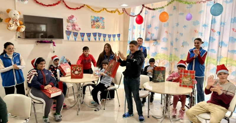 Leyla Əliyevanın dəstəyi ilə sanatoriyada Yeni il bayramı FOTO