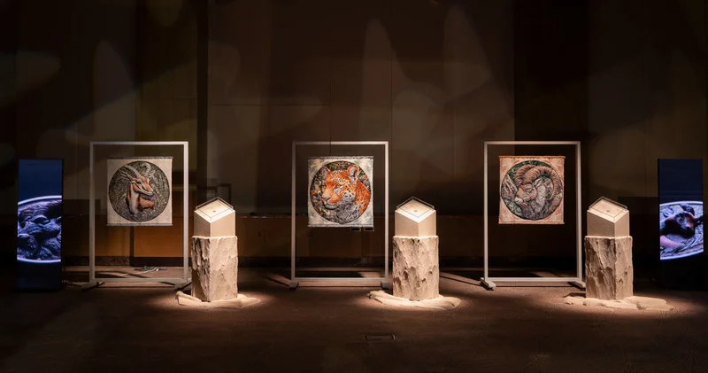 “Nadir fauna növləri” adlı yeni nəsil sikkə və xalça kolleksiyaları təqdim edilib FOTO