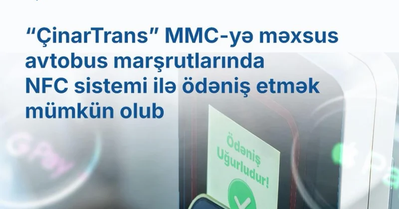 Daha bir daşıyıcının avtobusları bank kartları ilə ödənişə keçirlər