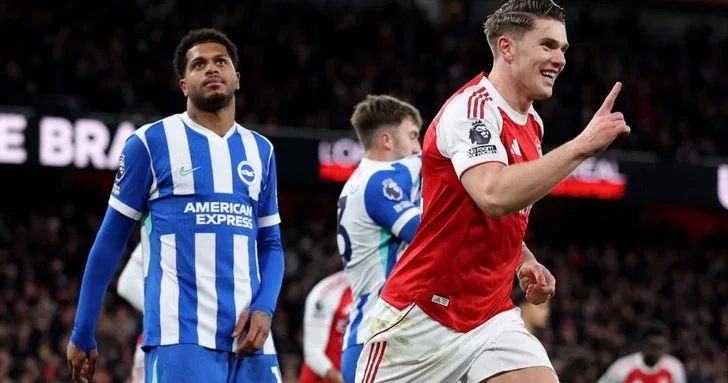 Арсенал обыграл Брайтон и вернулся на первое место в АПЛ