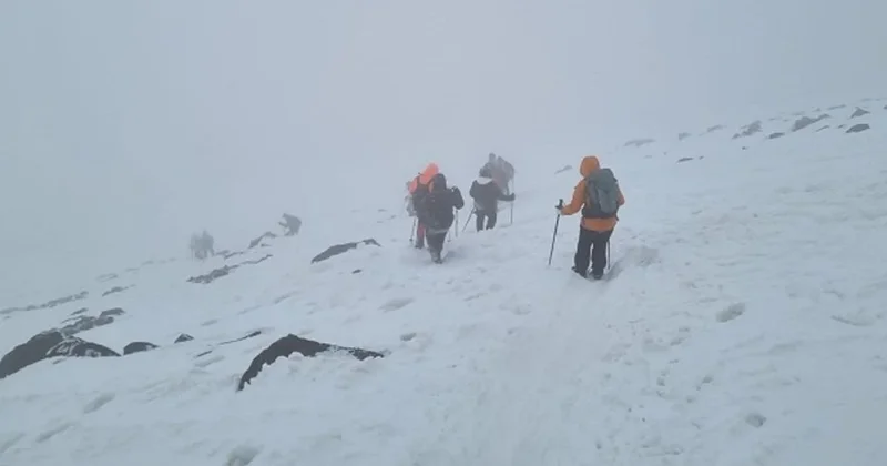 Qazaxıstanda dağda turist ölüb
