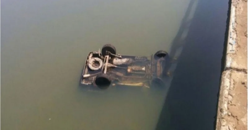 Sabirabadda avtomobil kanala aşdı, bir nəfər öldü KONKRET