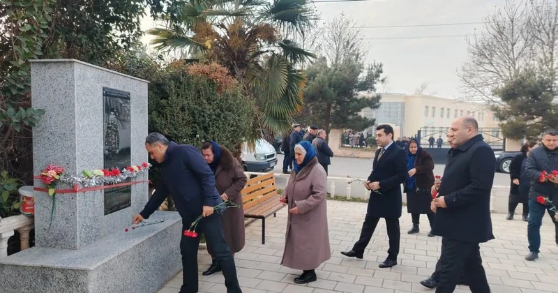 Goranboyda Milli Qəhrəman Niyazi Aslanovun xatirəsi doğum günündə anıldı FOTOLAR