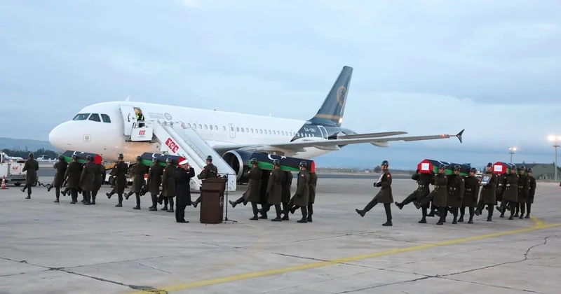 Türkiyədə təyyarə qəzasında həlak olan generalların nəşi Liviyaya yola salınıb FOTO