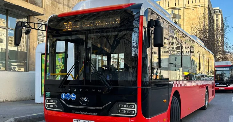 Daha bir avtobus yeniləndi Gediş haqqı 60 qəpik olacaq