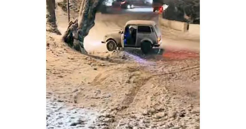 Сильный снегопад в трех районах Азербайджана ФОТО ВИДЕО