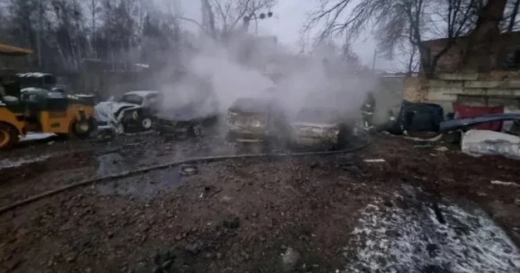 Ukraynaya böyük hücum: Kiyevə zərbələr endirilib