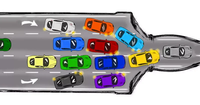 На загруженной бакинской улице устранили бутылочное горлышко ФОТО / ВИДЕО