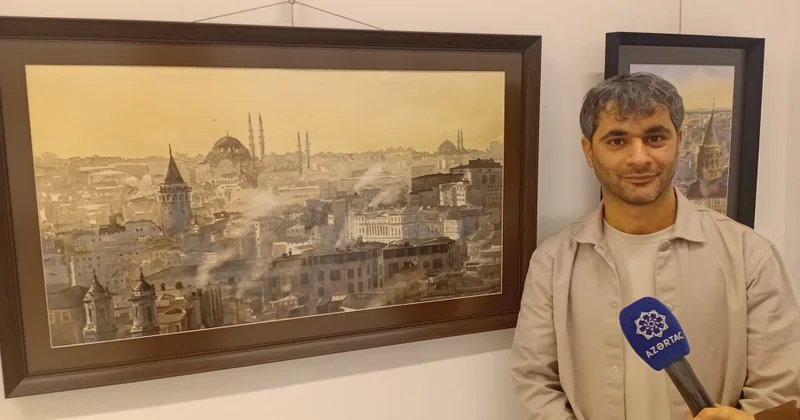 Ankarada azərbaycanlı rəssam Vaqif Zeyidquliyevin sərgisi açılıb