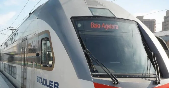 Mingəçevir Ağstafa marşrutu üzrə qatarların fəaliyyəti dayandırıldı