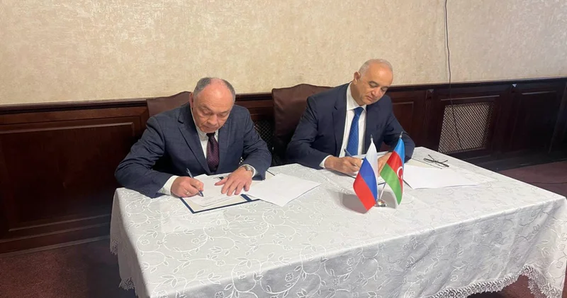 Azərbaycanla Rusiya Samur çayının su ehtiyatlarının bölünməsini müzakirə edib, yekun protokol imzalanıb FOTO