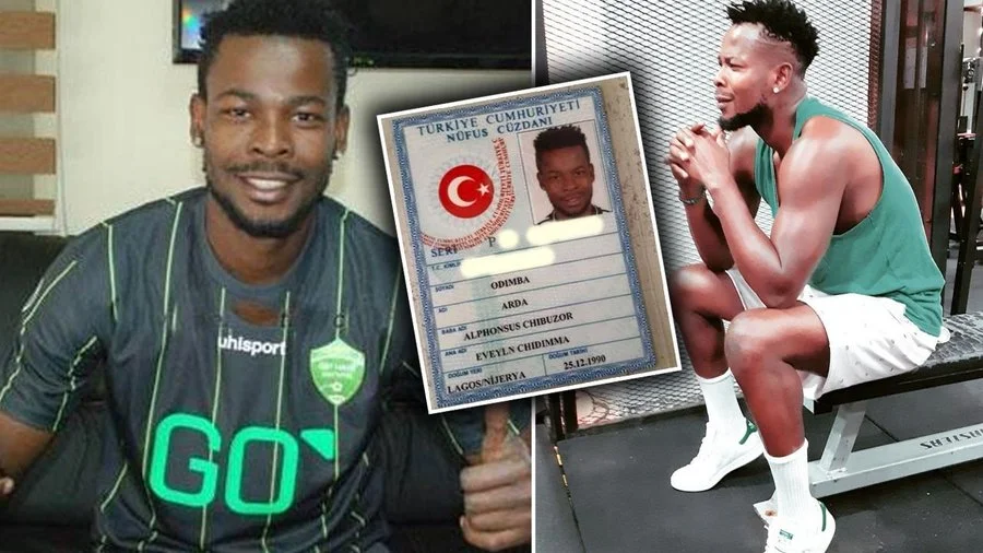 Türkiyədə 14 fərqli komandada forma geyinən nigeriyalı futbolçu saxlanıldı Dələduzluğa görə