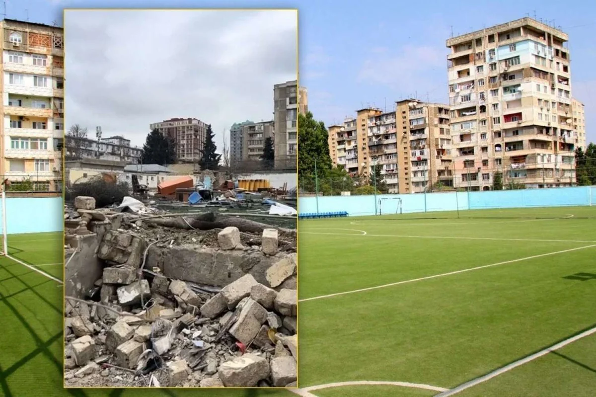 Bakıda stadionu söküb yerində hündürmərtəbəli bina tikirlər İDDİA / VİDEO