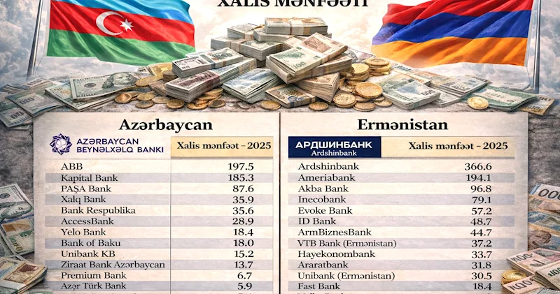 Azərbaycan və Ermənistan banklarının faziləri və qazancları Müqayisəli araşdırma